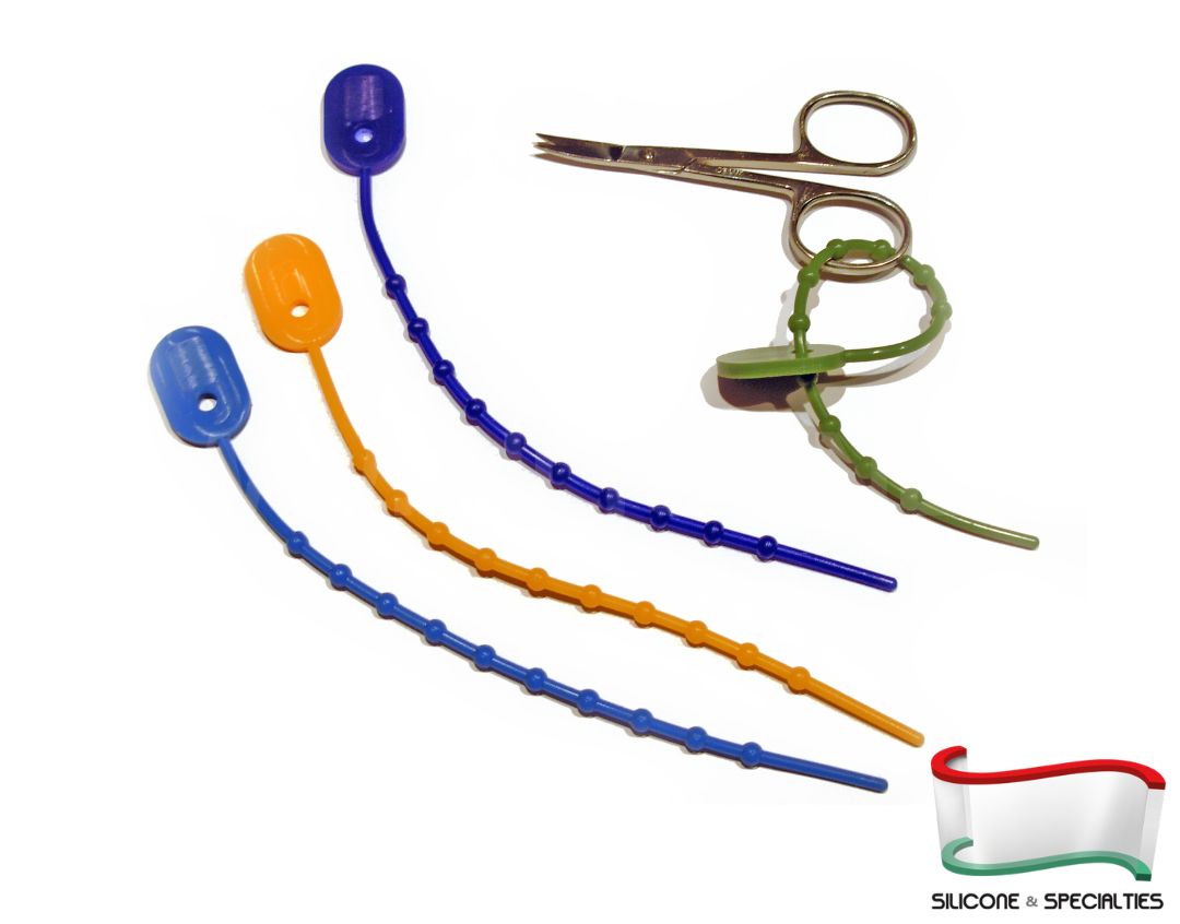 FERMAGLI IN SILICONE (Silicone Ties)